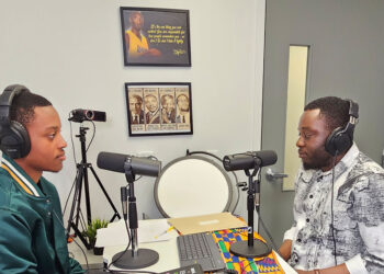 Dotun Olutoke, in Mutcho radio Halifax studio