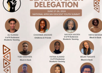 MAYADA and CHIDINMA, Black in Sask delegation to  the 2024 National black youth Summit in Edmonton