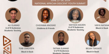 MAYADA and CHIDINMA, Black in Sask delegation to  the 2024 National black youth Summit in Edmonton
