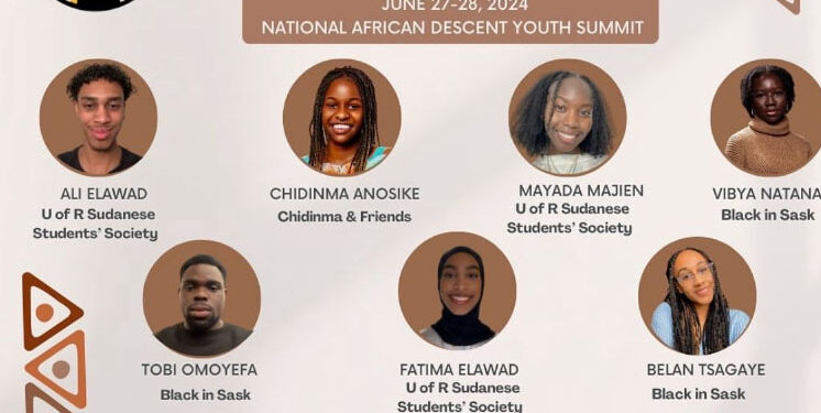 MAYADA and CHIDINMA, Black in Sask delegation to  the 2024 National black youth Summit in Edmonton