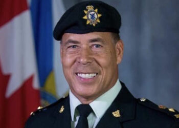 Craig Gibson, first RCMP commanding officer