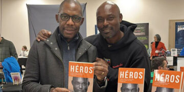 Jimmy Jean Louis au sallon du livre Ottawa SLAC 2025